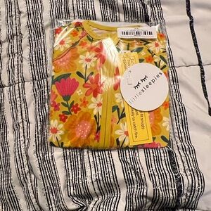 Little Sleepies Yellow Floral Baby Outfit